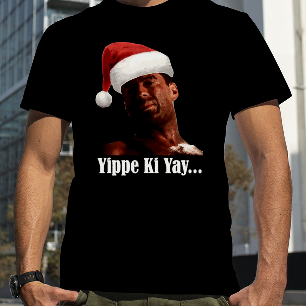 Vintage Christmas Action Movie Die Hard shirt