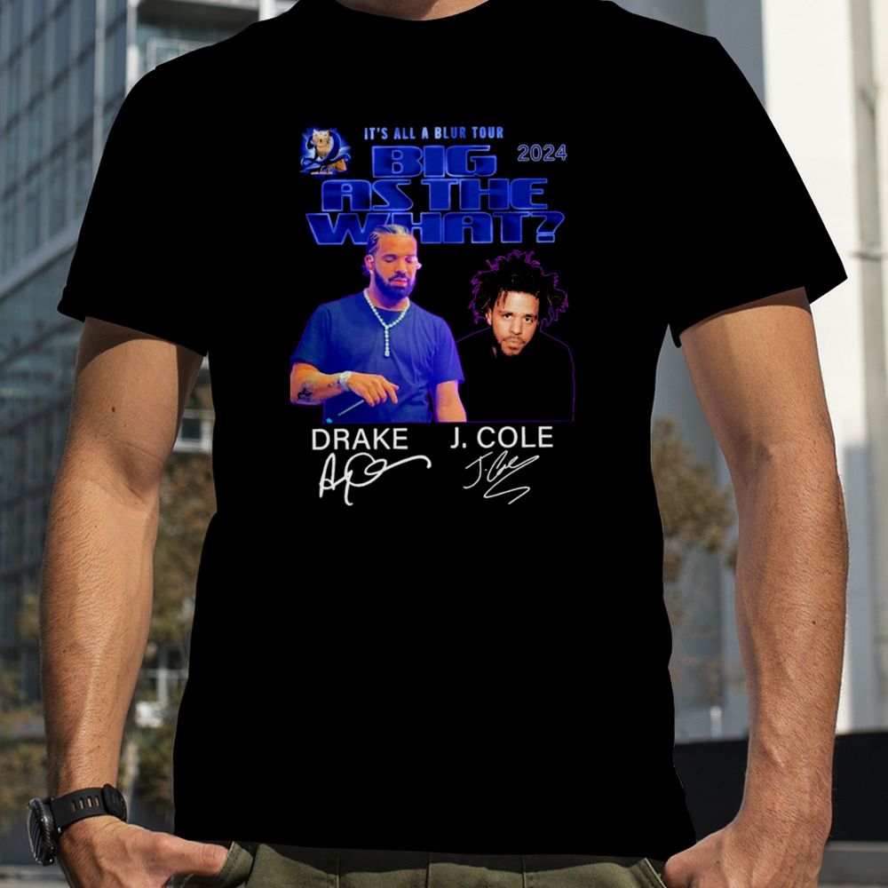 2024 It’s All A Blur Tour Big As The What J. Cole Drake Shirt