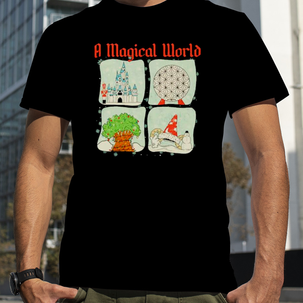 A Magical World merry Christmas shirt