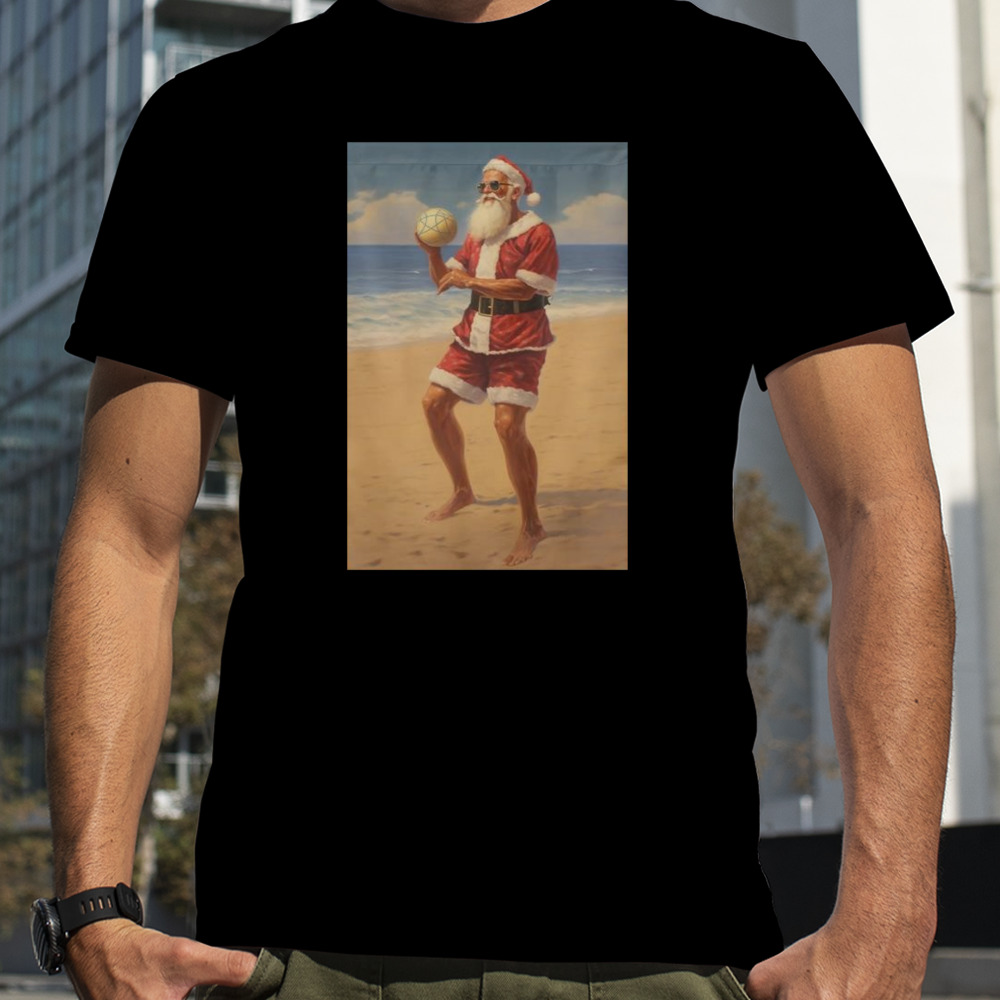 Beachside Santa Christmas 2023 T-shirt