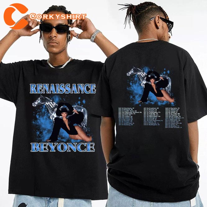 Beyonce Renaissance World Tour Dates Designed Unisex Graphic Tee