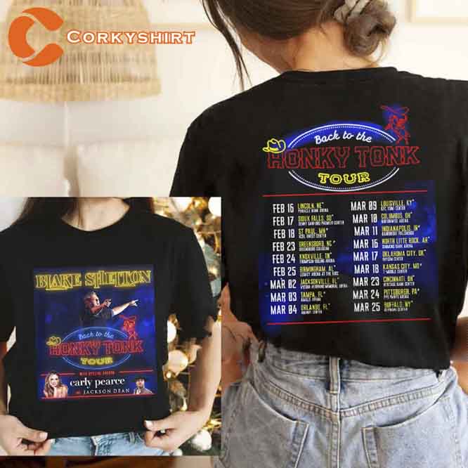 Blake Shelton Tour 2023 Back To The Honky Tonk Sweatshirt