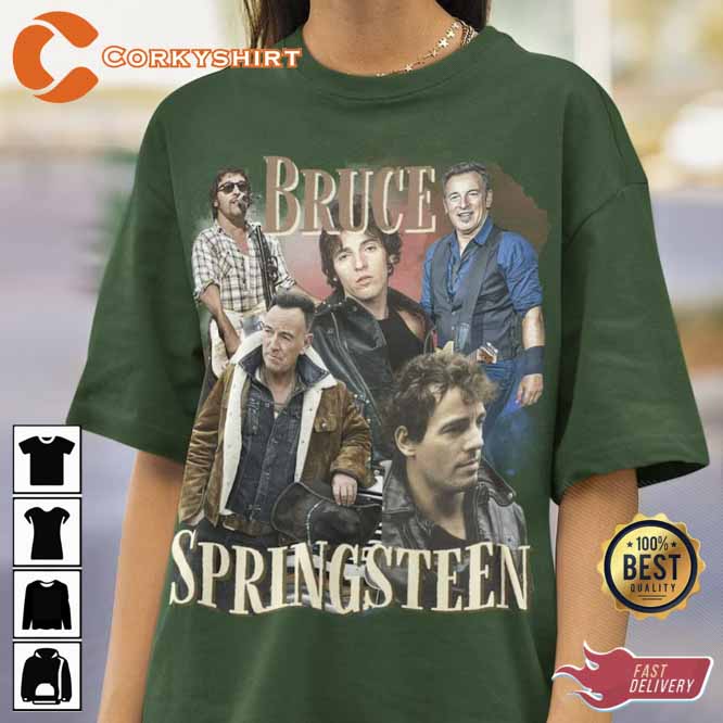 Bruce Springsteen Bootleg 90s Vintage Classic Rock Music Retro T shirt