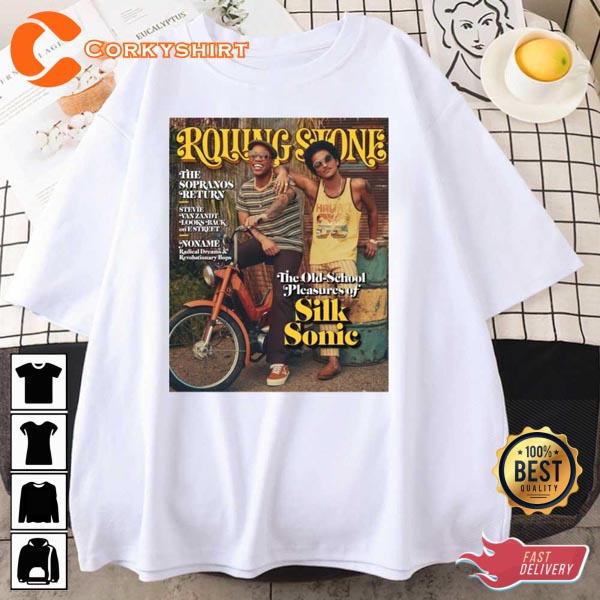 Bruno Mars And Anderson Paak Slik Sonik Rolling Stone Unisex T-Shirt Design