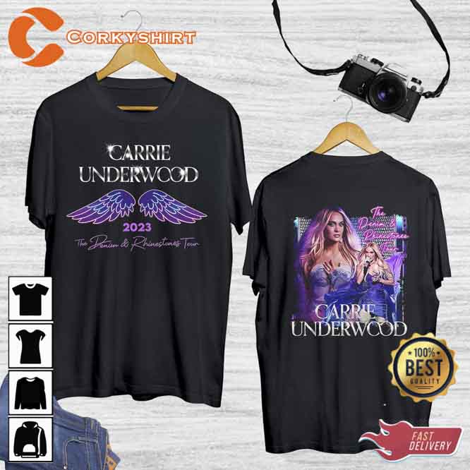 Carrie Underwood The Denim Rhinestones Tour 2023 T Shirt