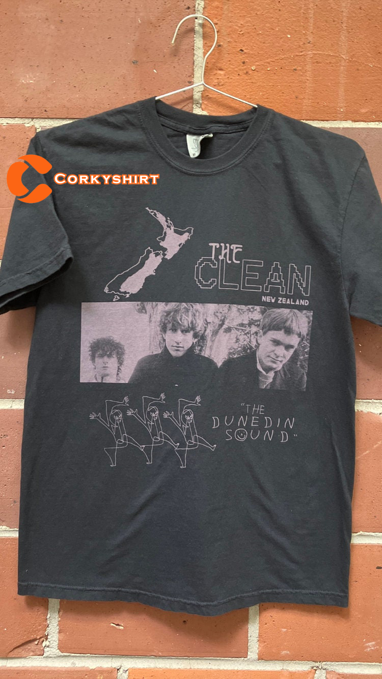 Clean The Dunedin Sound Fan Art Music T-shirt