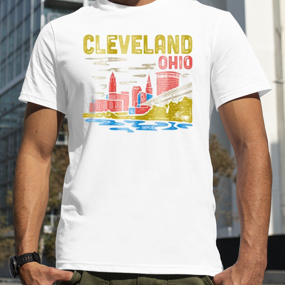 Cleveland Ohio city retro shirt