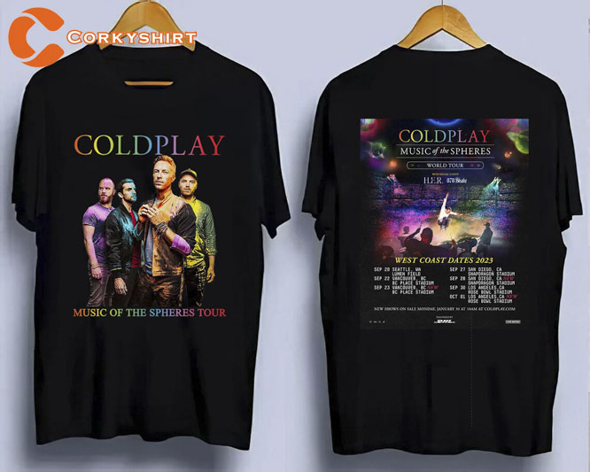 Coldplay World Tour 2023 Live At River Plate T Shirt