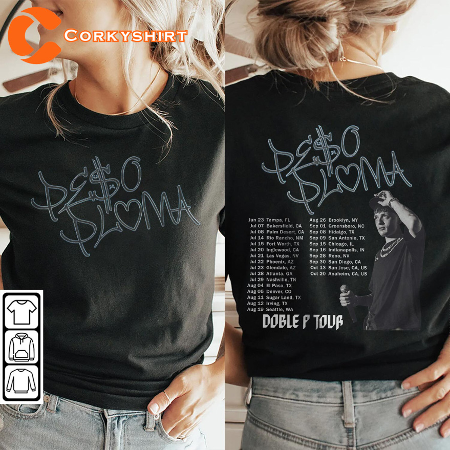 Doble P Tour 2023 Peso Pluma Concert Unisex T-shirt