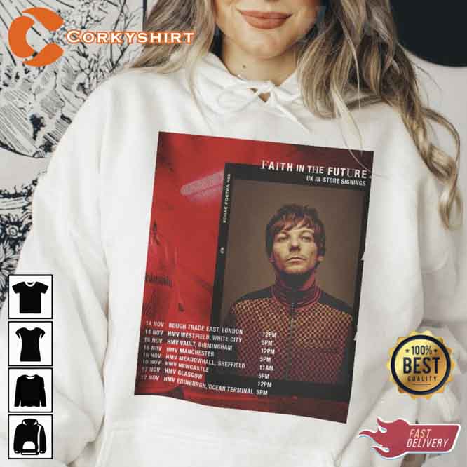 Former One Direction Member Louis Tomlinson Music Shirt