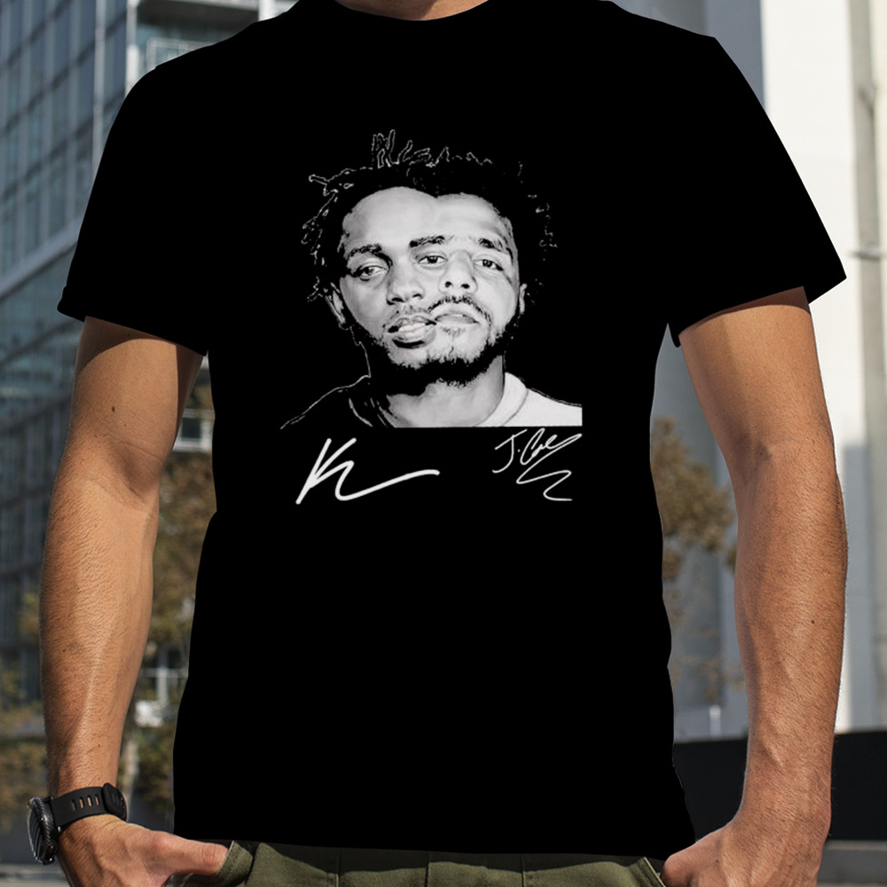 Hip Hop J Cole Kendrick Lamar signatures shirt