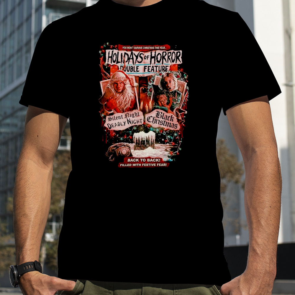 Holidays of Horror Double Feature shirt