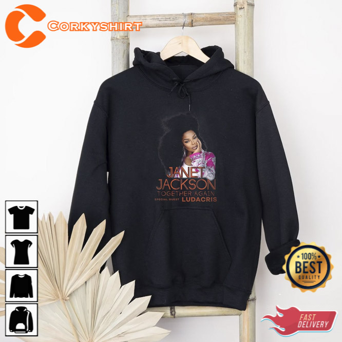 Janet Jackson Together Again Tour 2023 Tee Sweatshirt Hoodie Gift For Fan