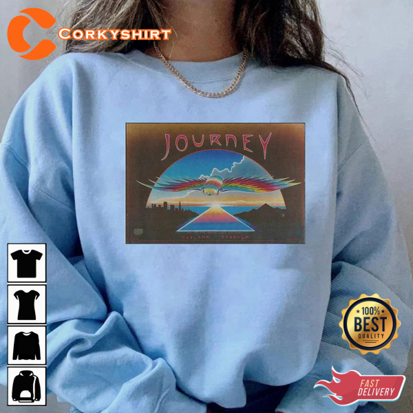 Journey Pinkfloyd 1980 Vintage Style Chicago Unisex Sweatshirt