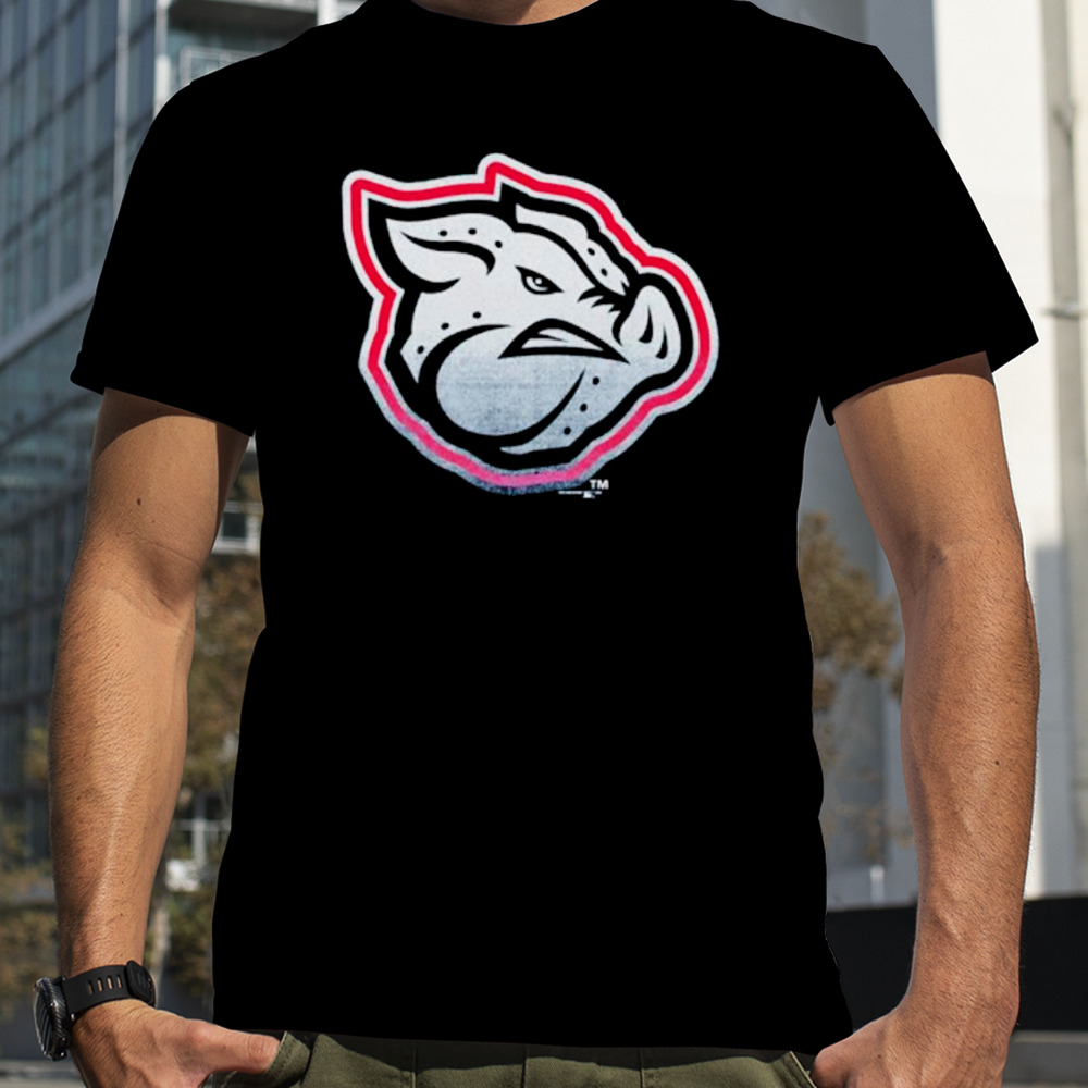 Lehigh Valley IronPigs Pighead logo retro shirt