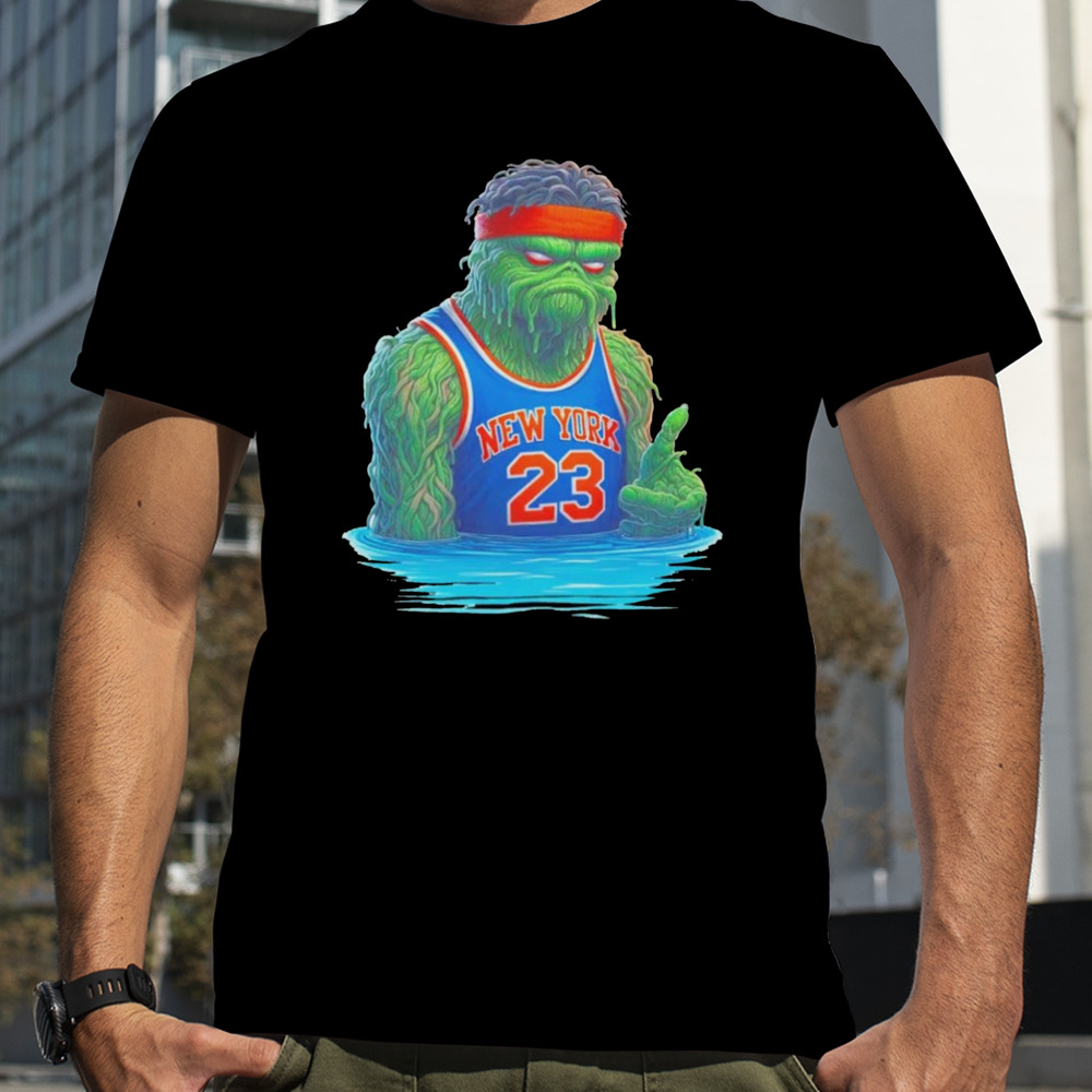 Mitchell Robinson NY Knicks Blockness monster shirt