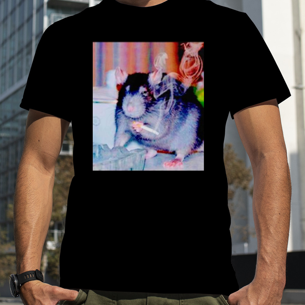 Rat Smoking Cigarette shirt