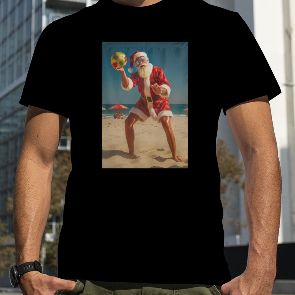 Santa’s Play Volleyball Christmas 2023 T-shirt