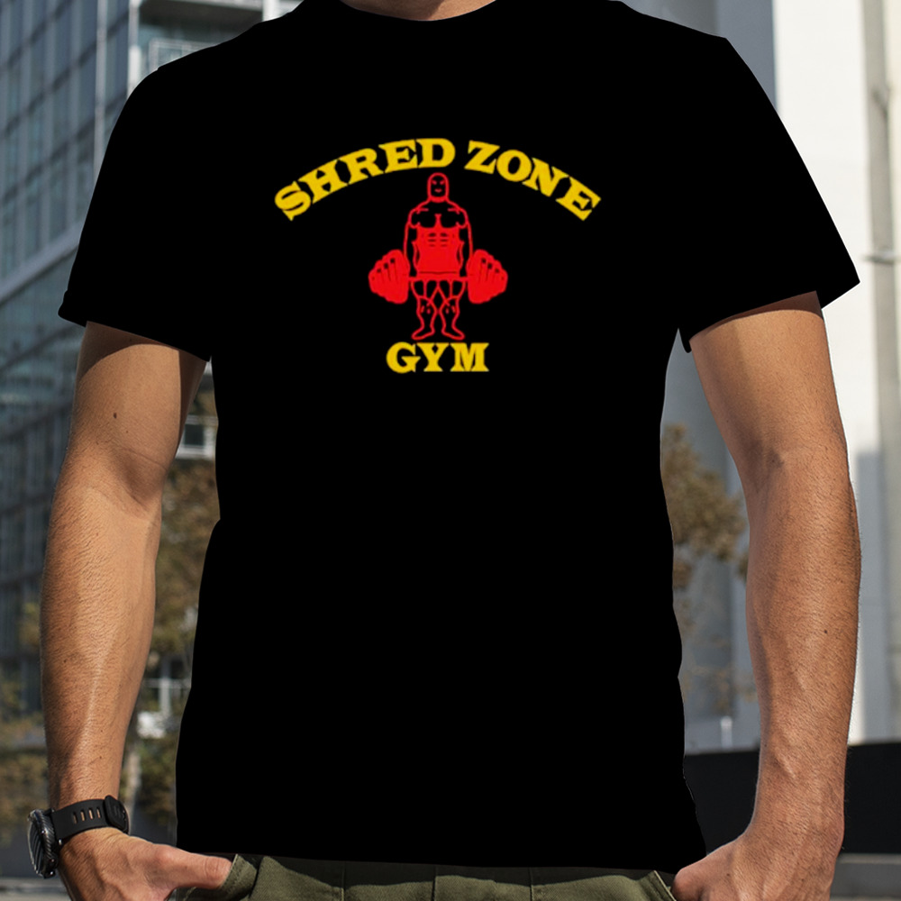 Shred zone gym shirt