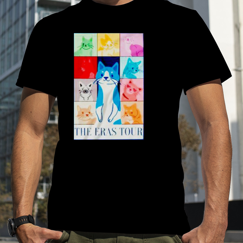 The eras tour cat shirt