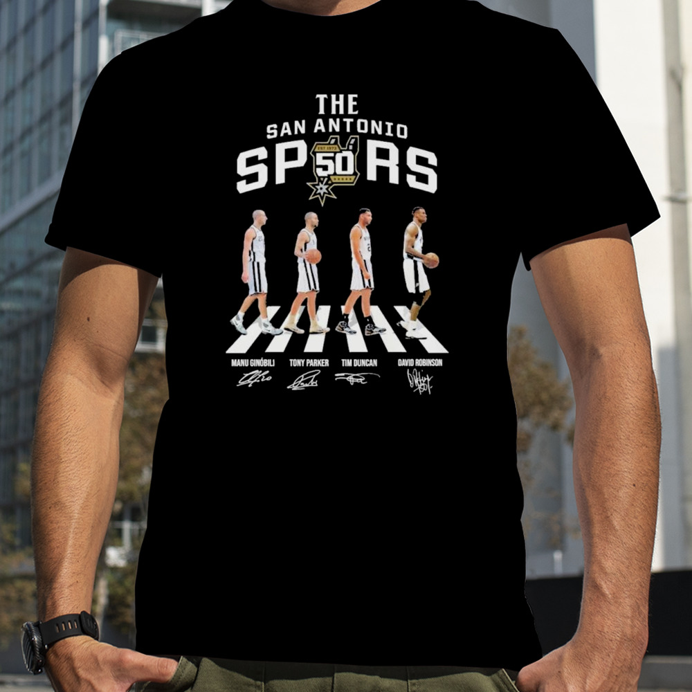 Tony Parker The San Antonio Spurs Players Signatures T-shirt