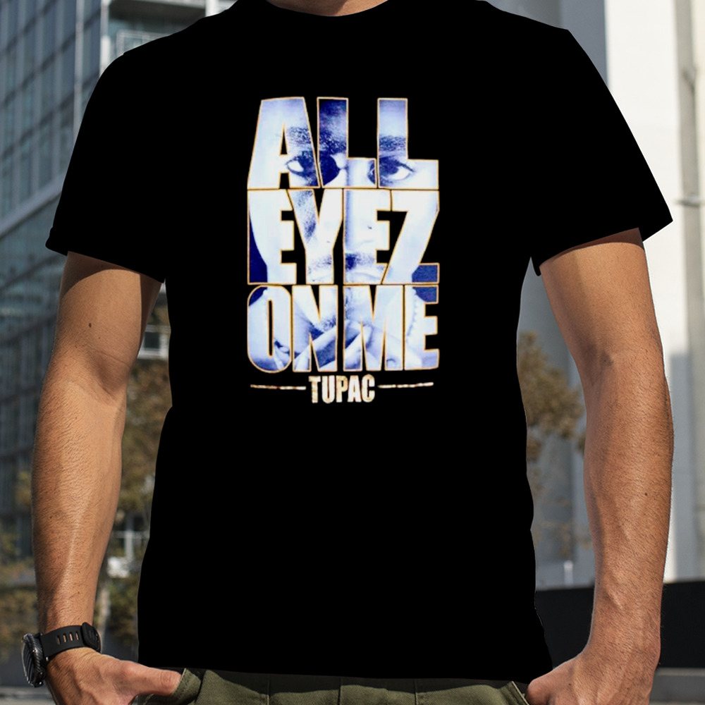 Tupac All Eyez on me Foil print shirt