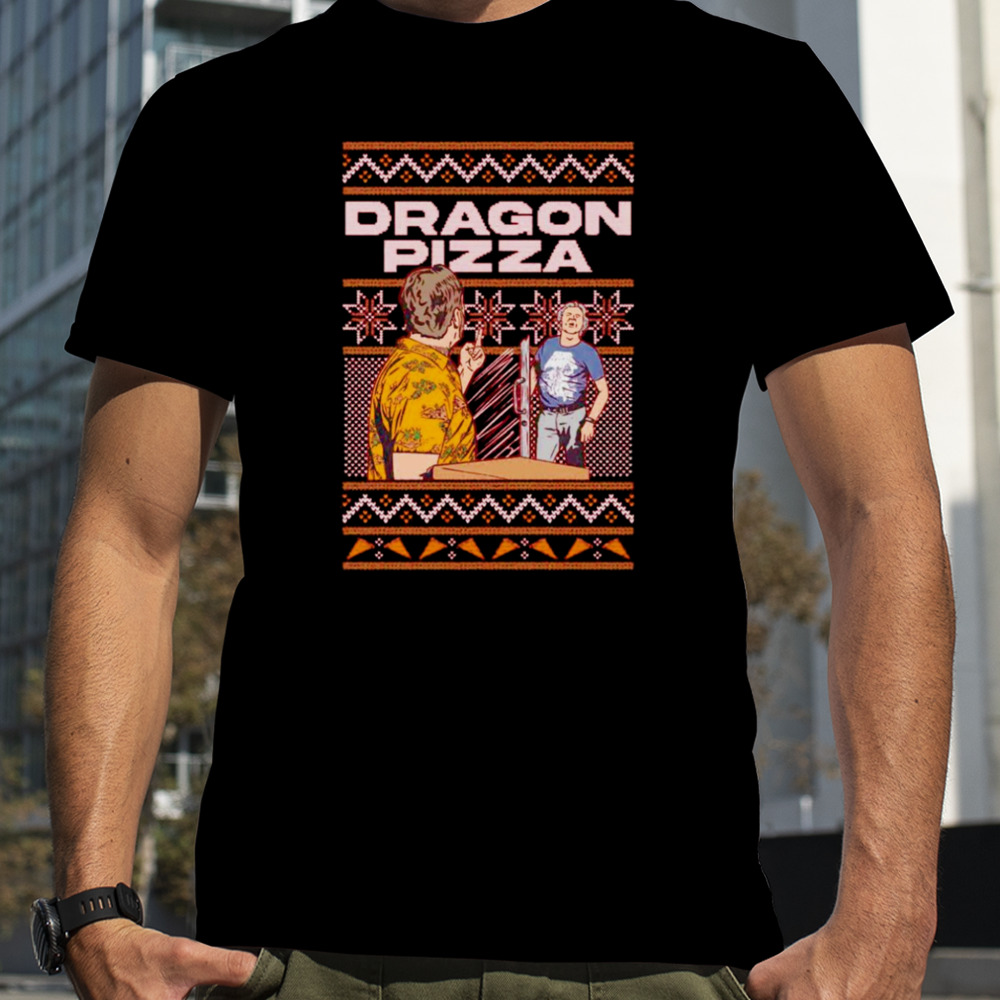 Dave Portnoy Dragon Pizza Ugly Christmas shirt