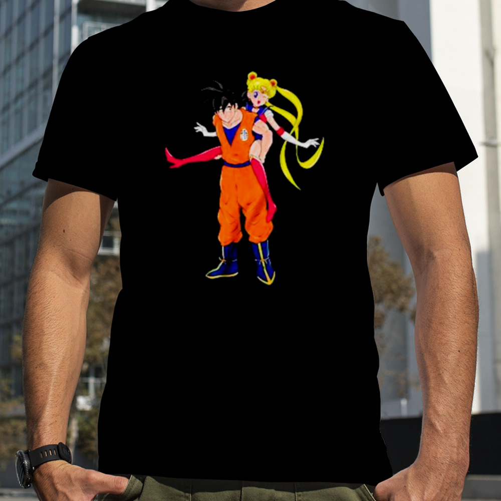 Goku x Usagi Sailor Moon shirt