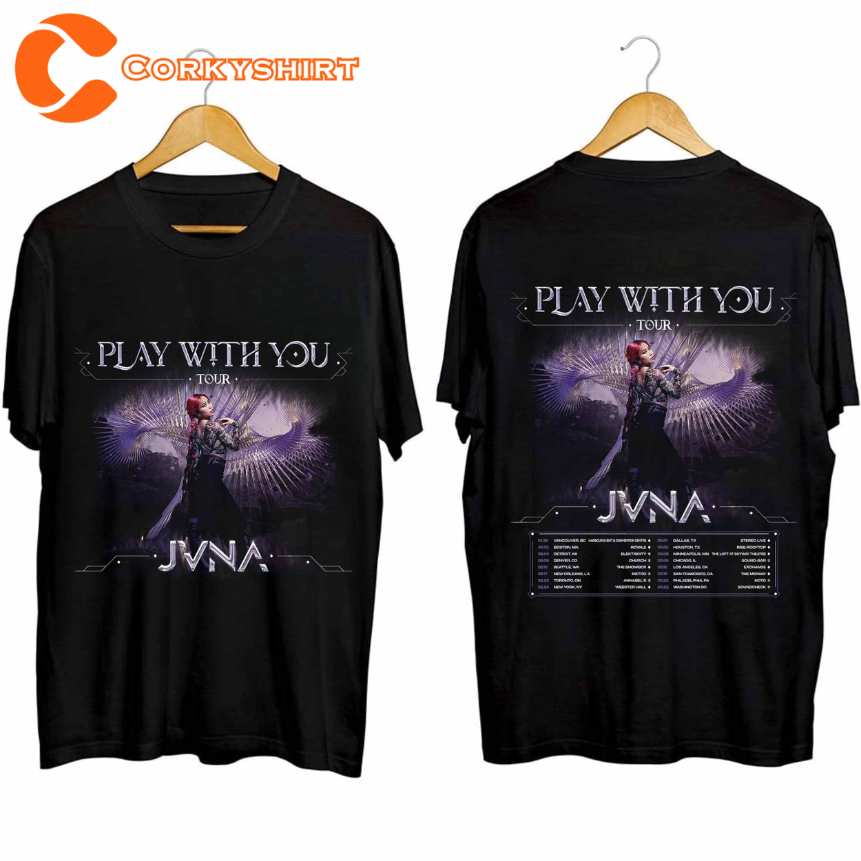 JVNA Play With You Tour 2024 Merch