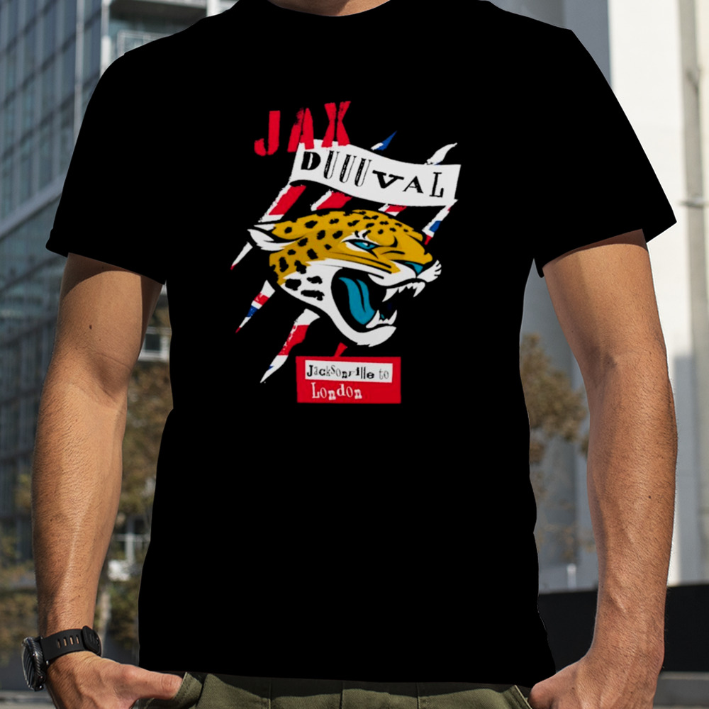 Jax Duuuval Jacksonville Jaguars to London shirt