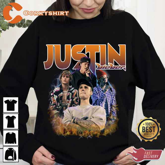 Justin Bieber Vintage 90s Bootleg Rap Tee