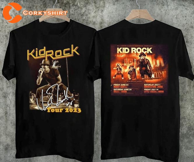 Kid Rock World Tour US 2023 Shirt Best Gift For Passionate Fans