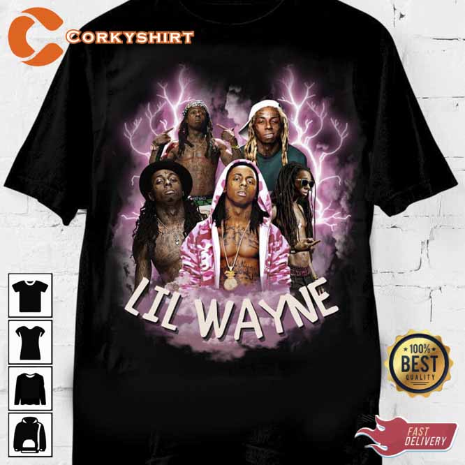 Lil Wayne Rapper The North America Tour 2023 Tshirt