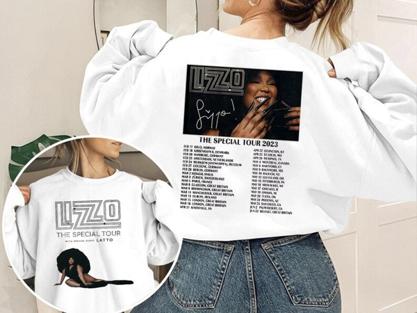 Lizzo The Special Tour 2023 Sweatshirt Lizzo Tour Shirt