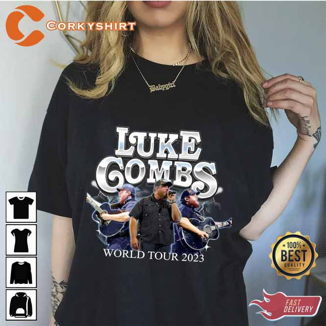 Luke Combs World Tour 2023 T-Shirt