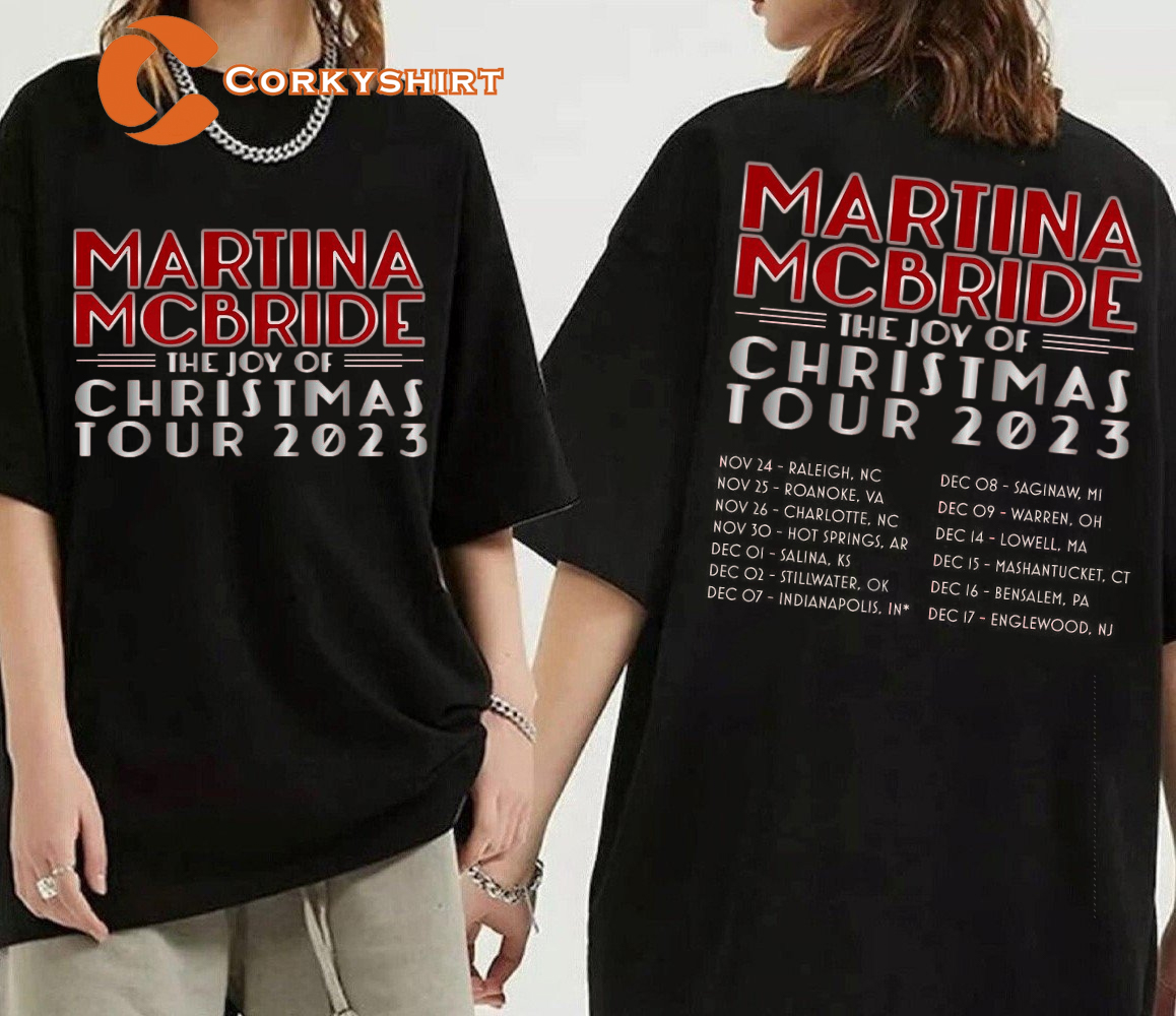 Martina McBride 2023 The Joy of Christmas Tour T-shirt