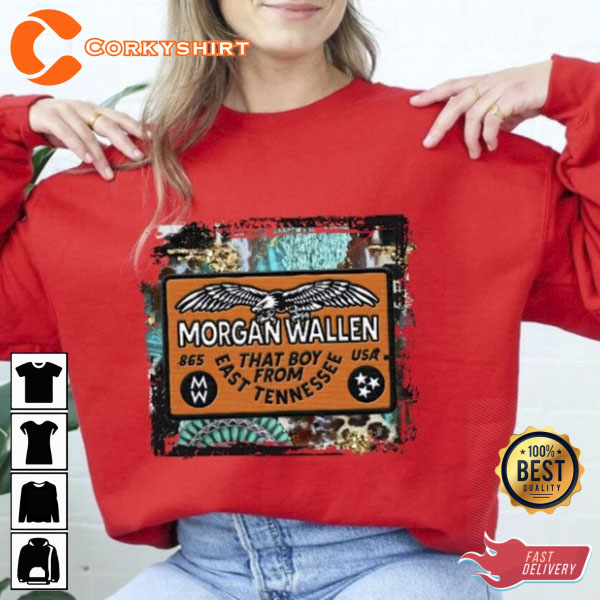 Morgan Wallen World Tour 2023 Retro 90s T-Shirt