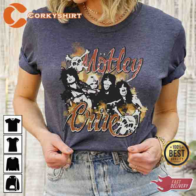 Motley Crue US Heavy Metal Rock n Roll Unisex T Shirt