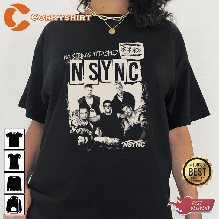 NSYNC Reunion Tour No Strings Attached Album T-shirt