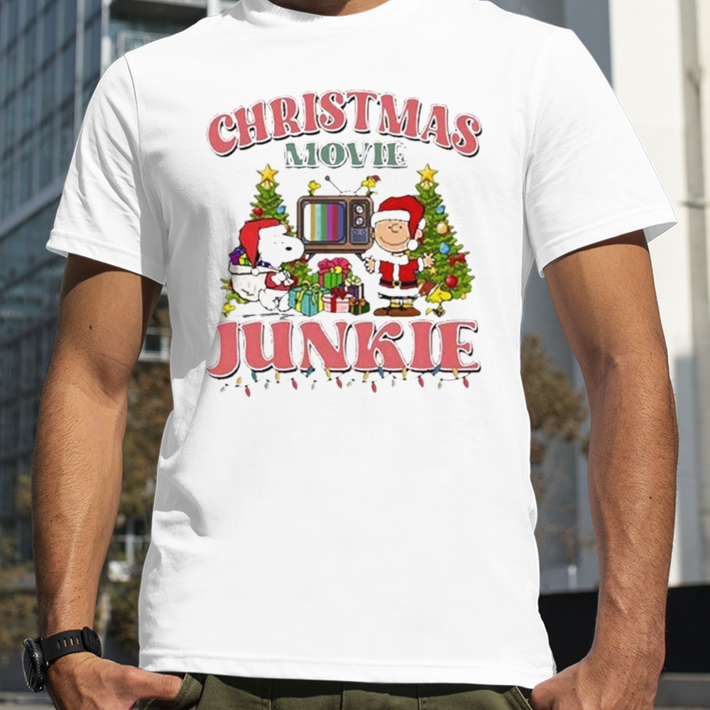 Snoopy and Charlie Brown Christmas movie Junkie 2023 Sweatshirt