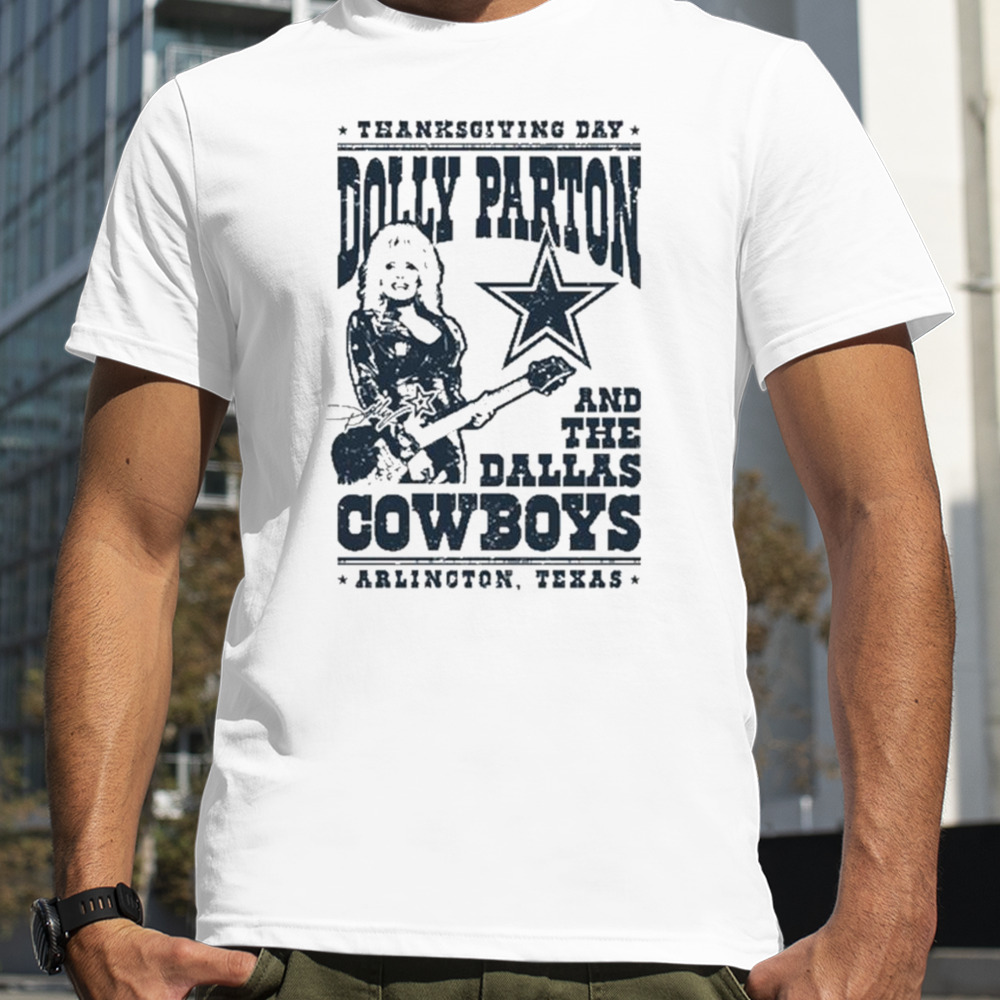 Thanksgiving day Dolly Parton and the Dallas Cowboys Arlington Texas signature vintage Sweatshirt