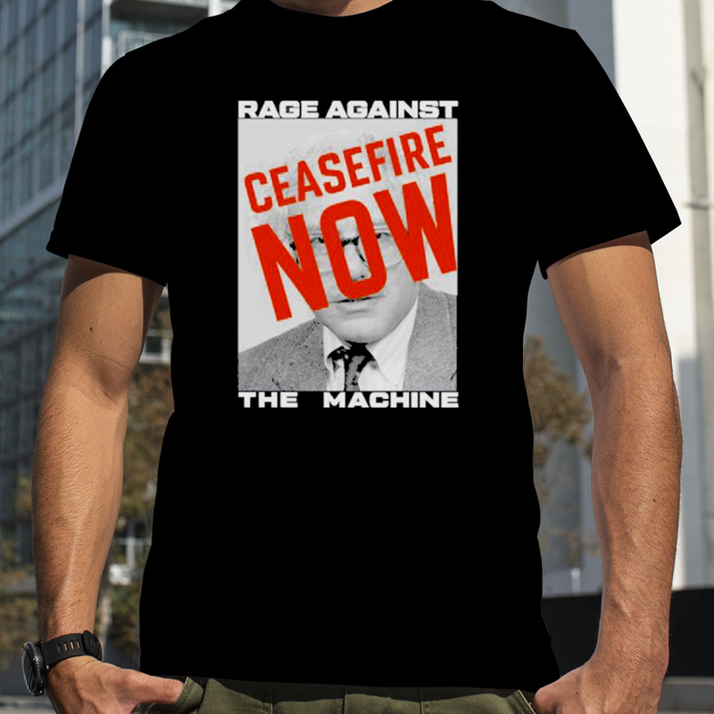 Ally Beardsley Bernie Sanders Rage Against The Machine Ceasefire Now Shirt