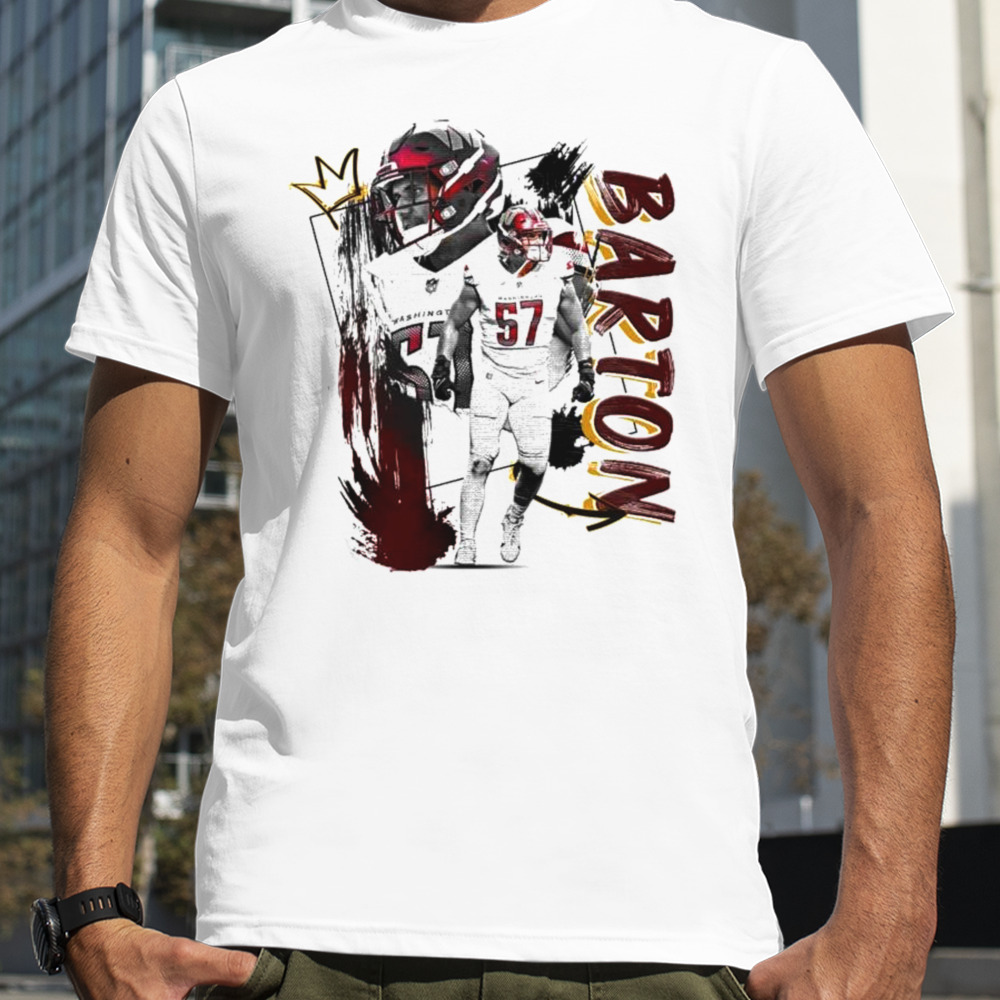 Cody Barton Washington Commanders Football Paper 2023 T-shirt