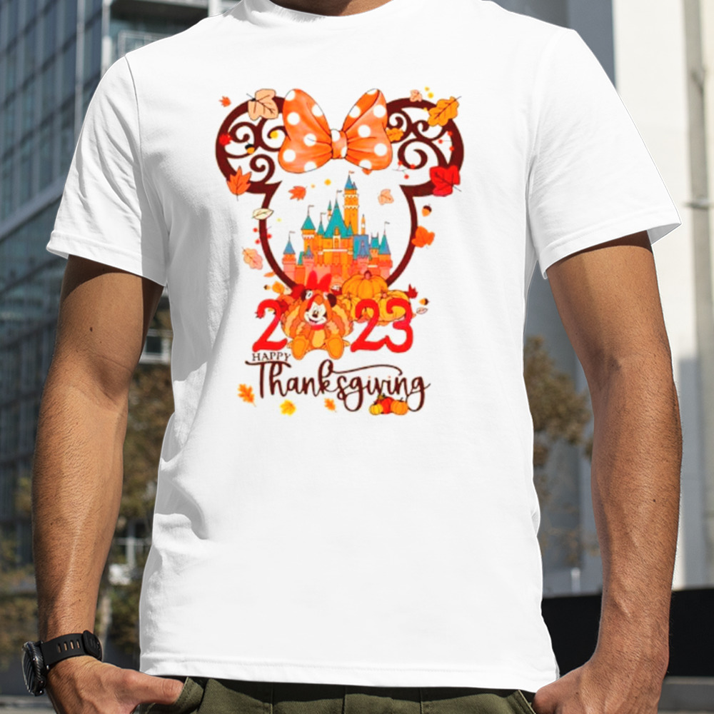 Happy thanksgiving mickey pumpkins 2023 shirt