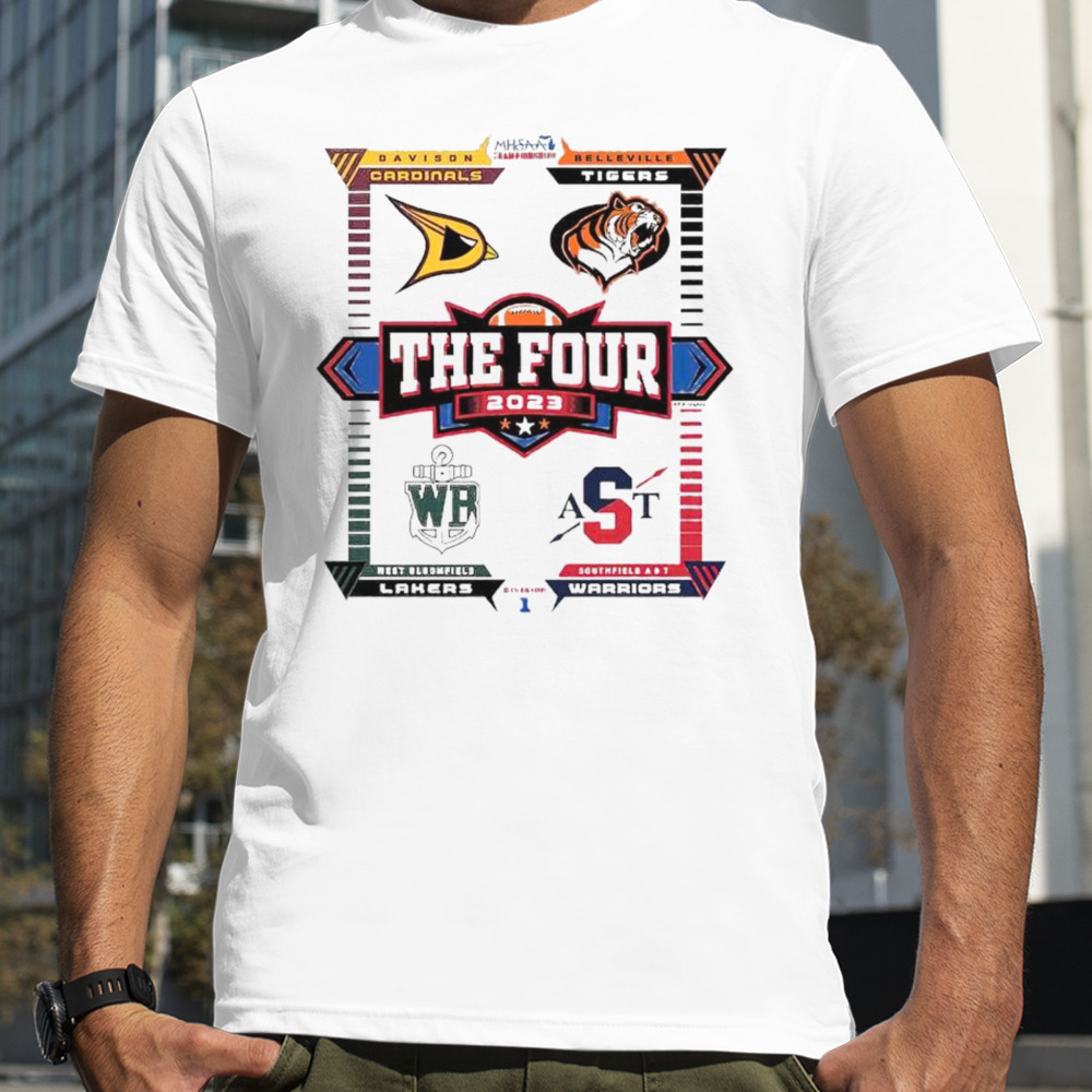 MHSAA championships the four 2023 division 1 teams shirt