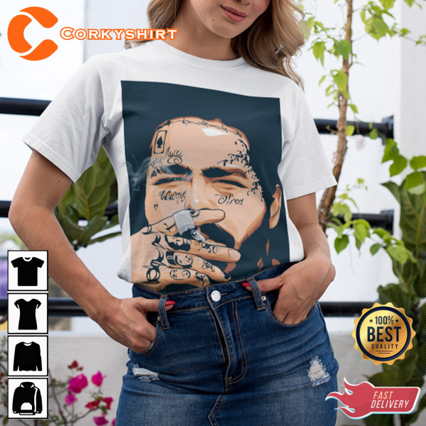 Posty Tee Shirt Post Malone Tee