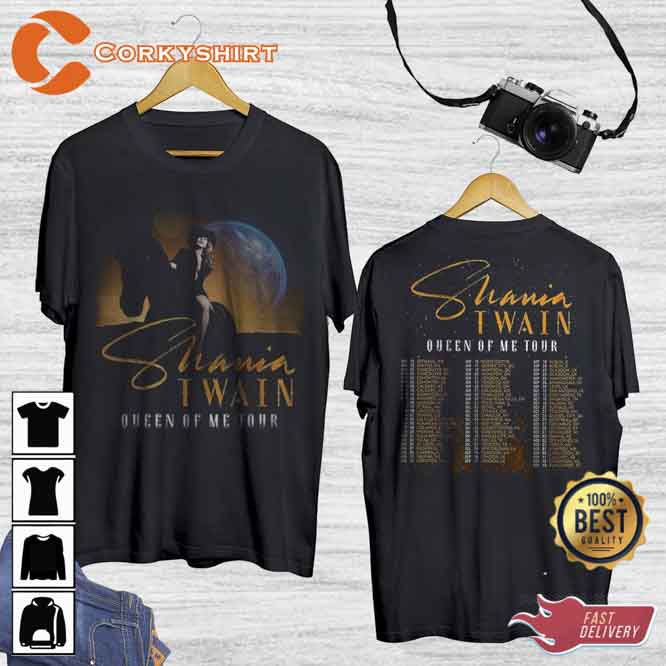 Queen Of Me Tour 2023 Shania Twain Playing Phoenix in May T-Shirt