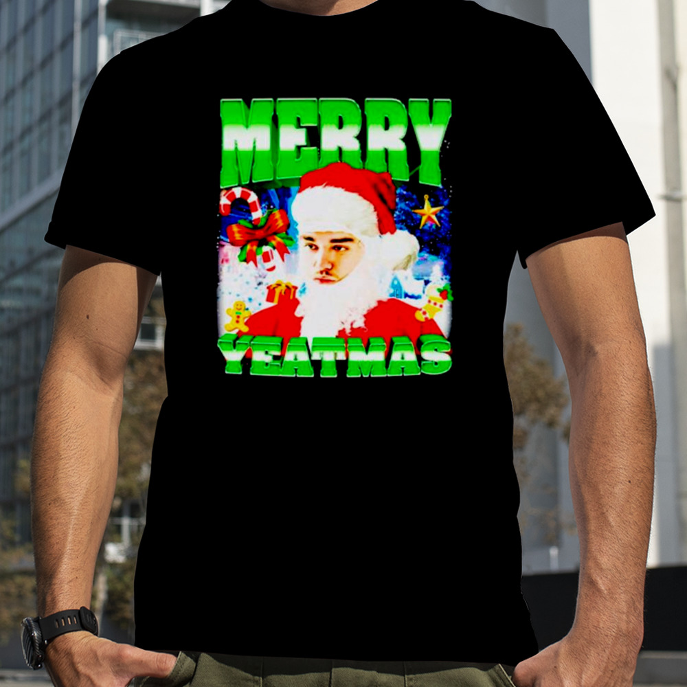 Rapper Yeat Santa Merry Yeatmas funny Christmas shirt