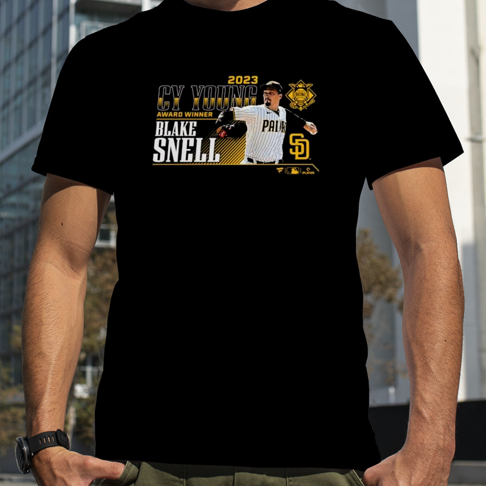 San Diego Padres Blake Snell 2023 NL Cy Young Award Winner Shirt