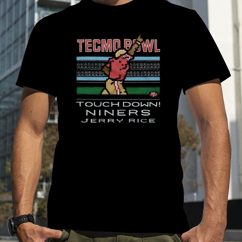 San Francisco 49ers Tecmo Bowl Niners Jerry Rice T-shirt